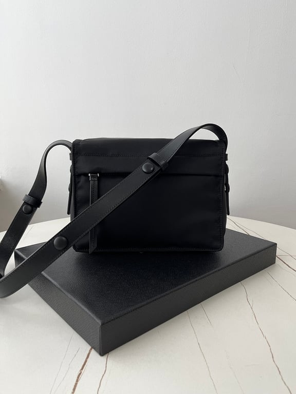 Prada Re-Nylon 1BD313 Messenger Bag Black - 8