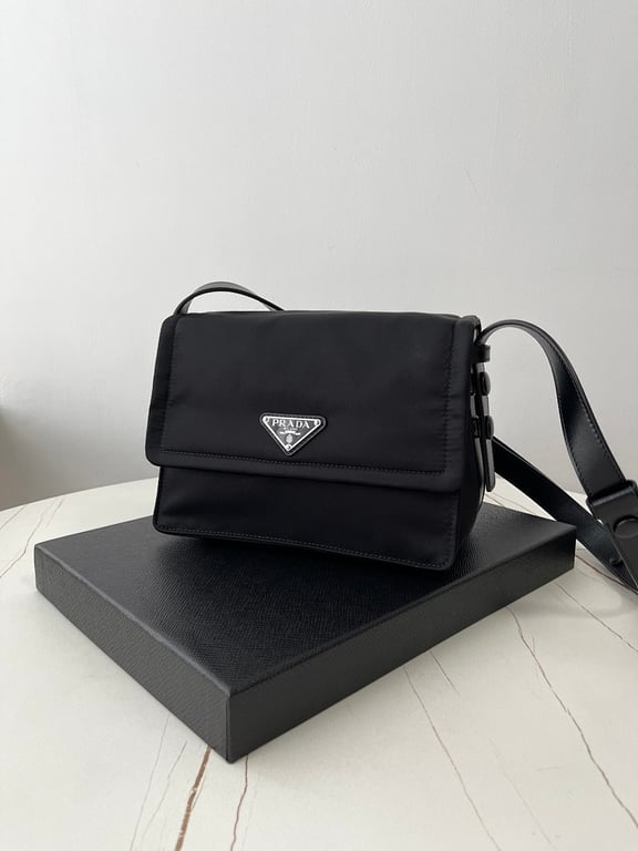 Prada Re-Nylon 1BD313 Messenger Bag Black - 9