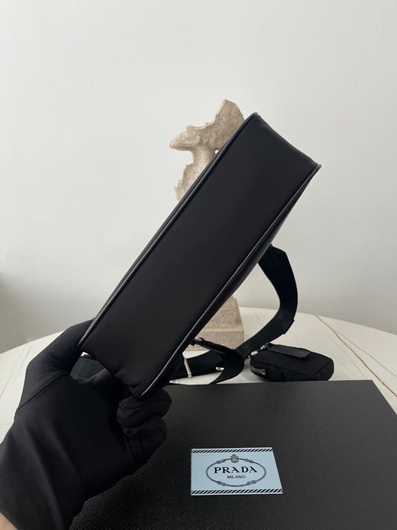 Prada Re-Edition 2005 Re-Nylon Bag Black - 17