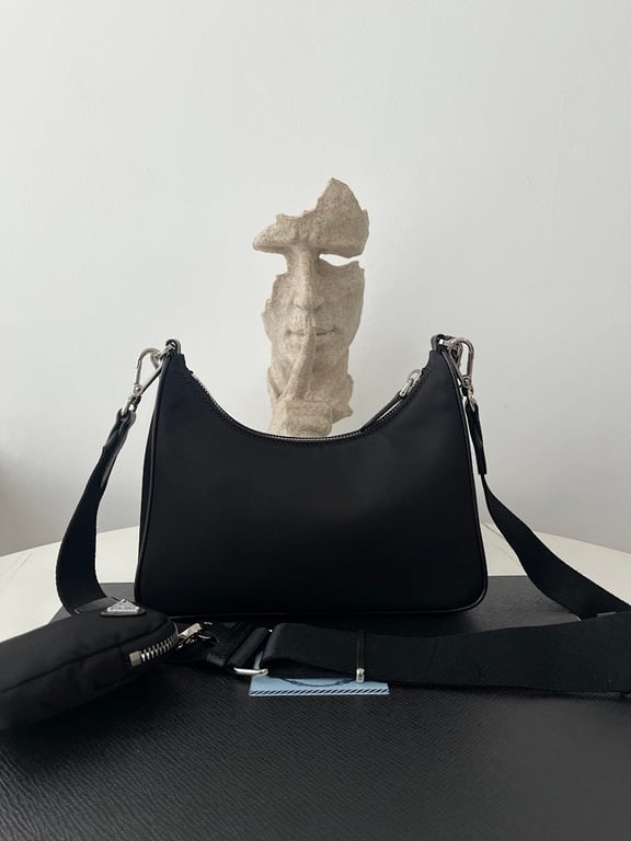 Prada Re-Edition 2005 Re-Nylon Bag Black - 19