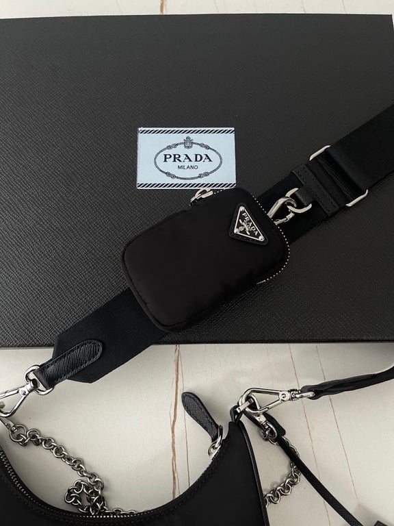 Prada Re-Edition 2005 Re-Nylon Bag Black - 6