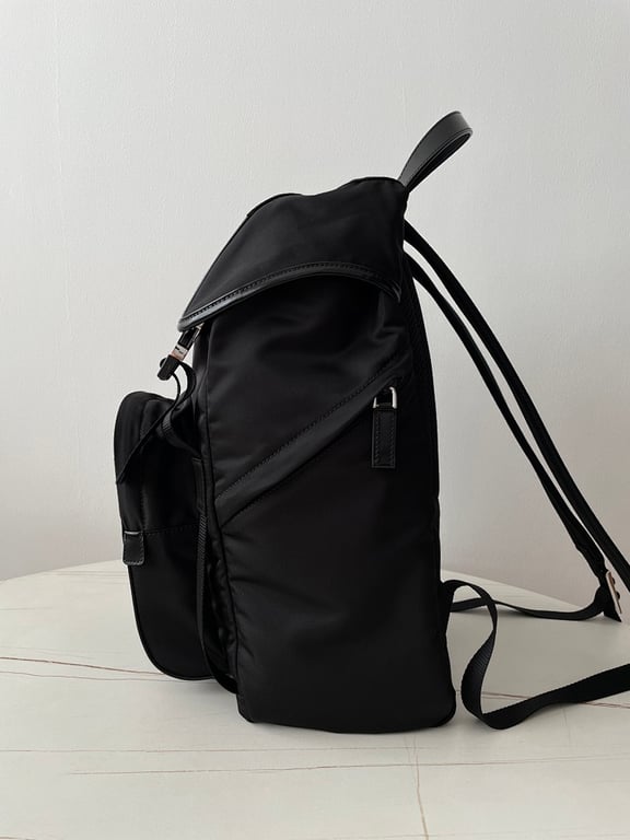 Prada 2VZ135 Re-Nylon Backpack Black - 7