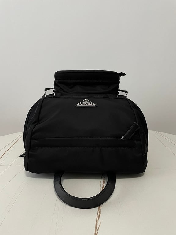 Prada 2VZ135 Re-Nylon Backpack Black - 6