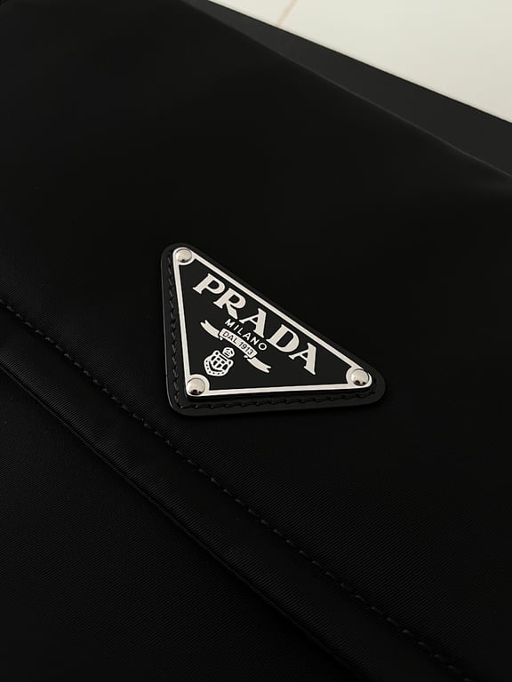 Prada Re-Nylon Padded Messenger Bag 1BD255 Black - 3