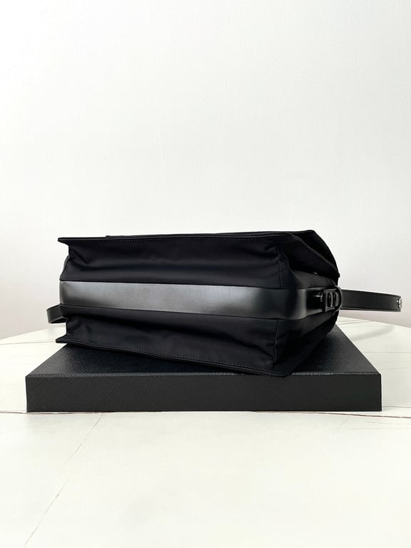 Prada Re-Nylon Padded Messenger Bag 1BD255 Black - 6