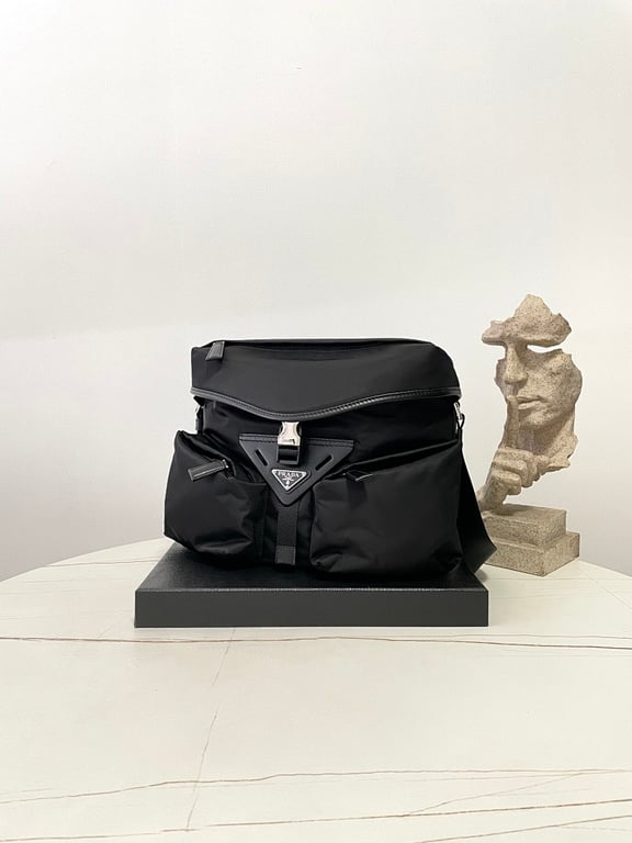 Prada 2VD062 Re-Nylon Messenger Bag Black - 13