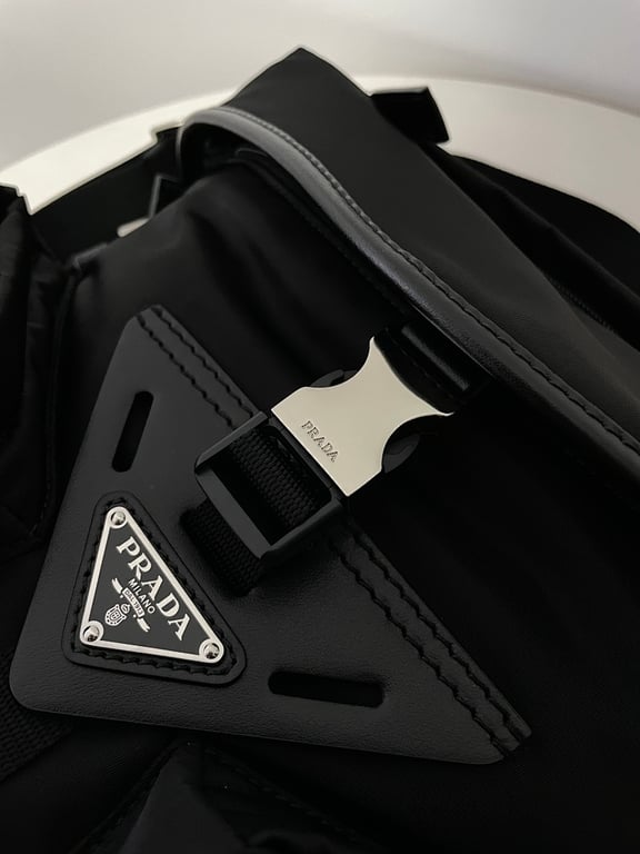 Prada 2VD062 Re-Nylon Messenger Bag Black - 6