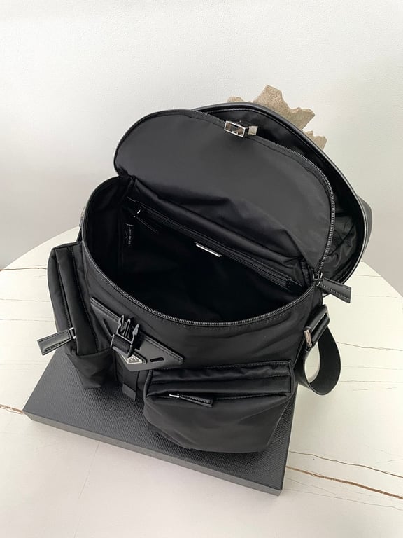 Prada 2VD062 Re-Nylon Messenger Bag Black - 8