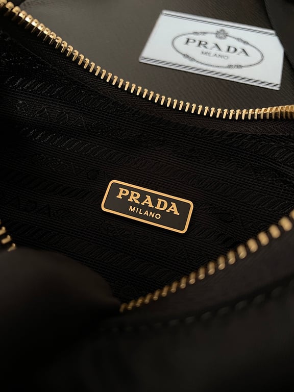 Prada Re-Edition 2005 Nylon Bag Black - 12