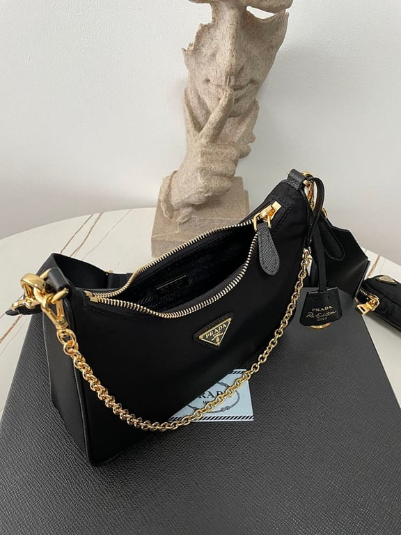 Prada Re-Edition 2005 Nylon Bag Black - 18