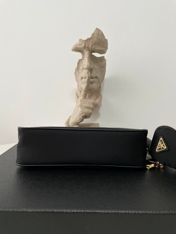 Prada Re-Edition 2005 Nylon Bag Black - 19