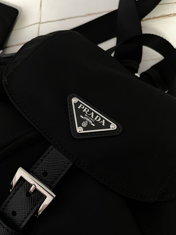 Prada Re-Nylon Backpack 1BZ811 Black - 12