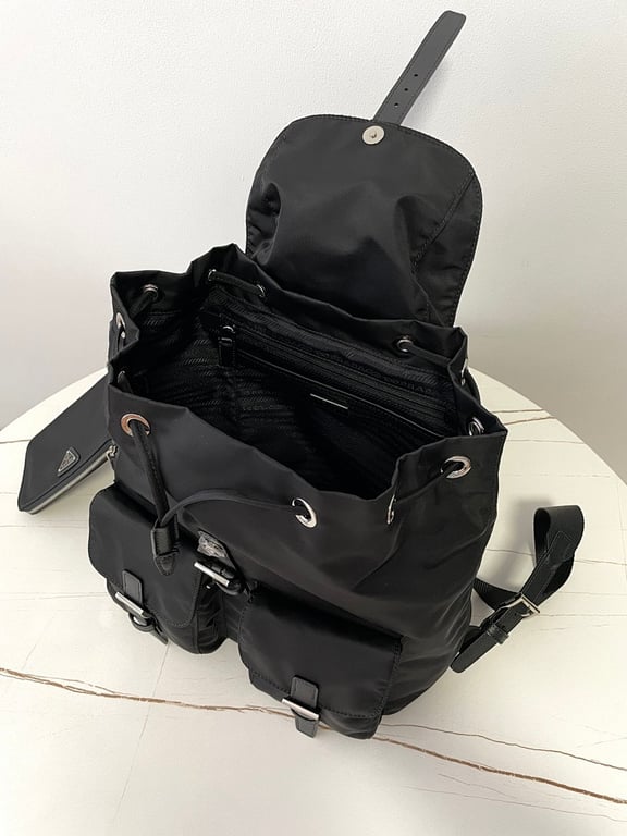 Prada Re-Nylon Backpack 1BZ811 Black - 13