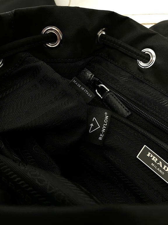 Prada Re-Nylon Backpack 1BZ811 Black - 4