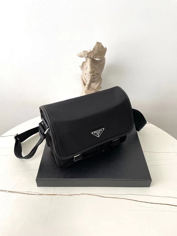 Prada 2VD769 Re-Nylon Messenger Bag Black - 6