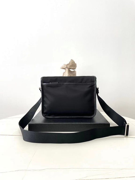 Prada 2VD769 Re-Nylon Messenger Bag Black - 7