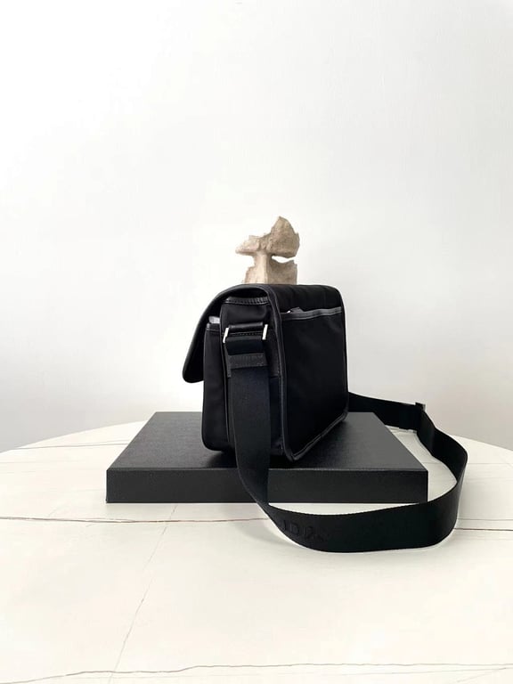 Prada 2VD769 Re-Nylon Messenger Bag Black - 8