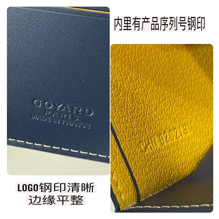 Goyard Victoire Wallet Navy Blue - 2