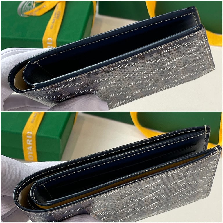 Goyard Victoire Wallet Navy Blue - 6