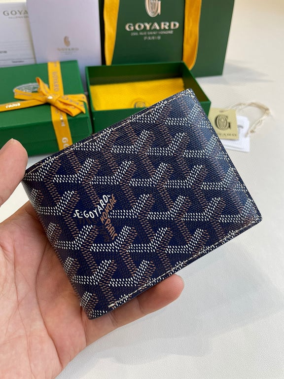 Goyard Victoire Wallet Navy Blue - 7