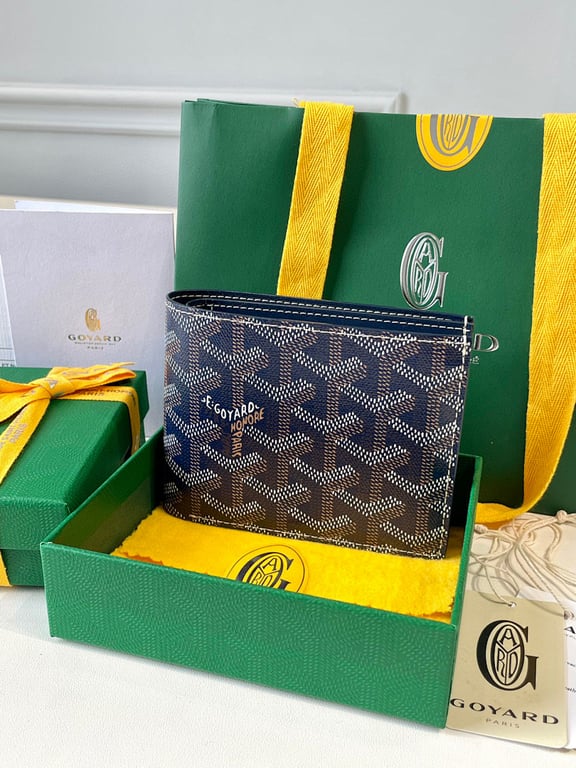 Goyard Victoire Wallet Navy Blue - 9