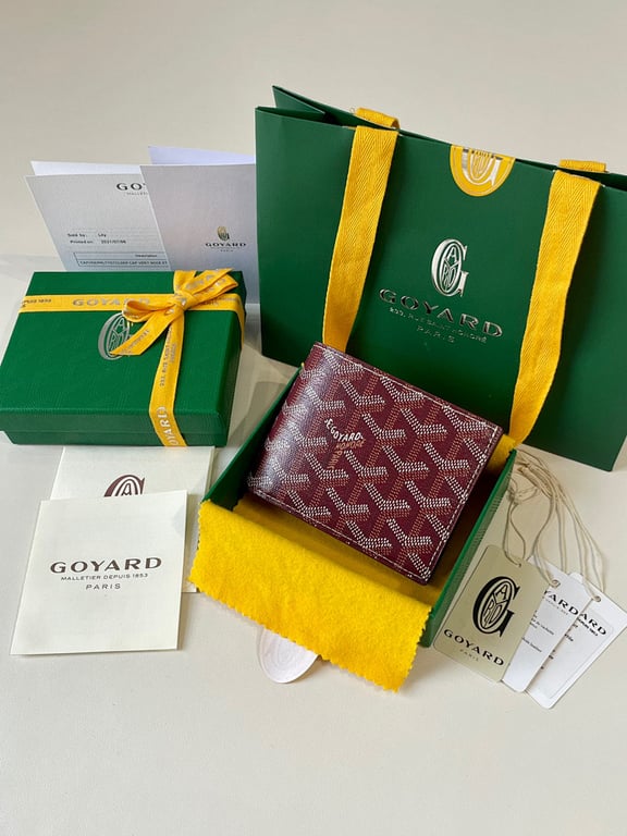 Goyard Victoire Wallet Burgundy
