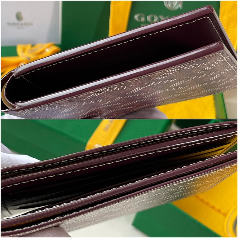 Goyard Victoire Wallet Burgundy - 6