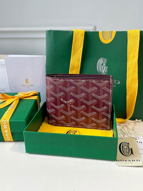 Goyard Victoire Wallet Burgundy - 9