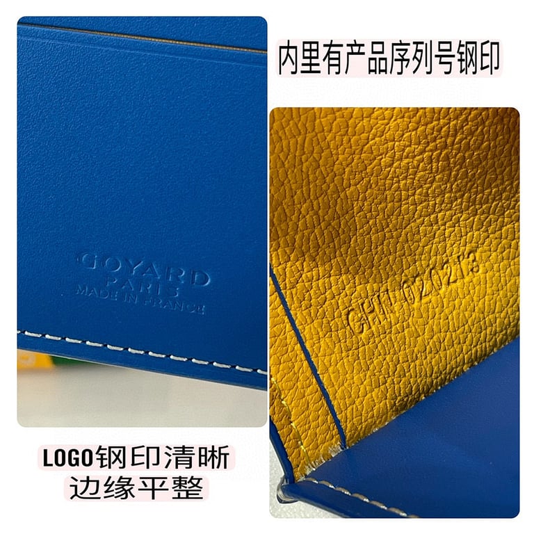 Goyard Victoire Wallet Blue - 2