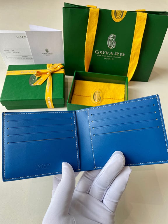 Goyard Victoire Wallet Blue - 5