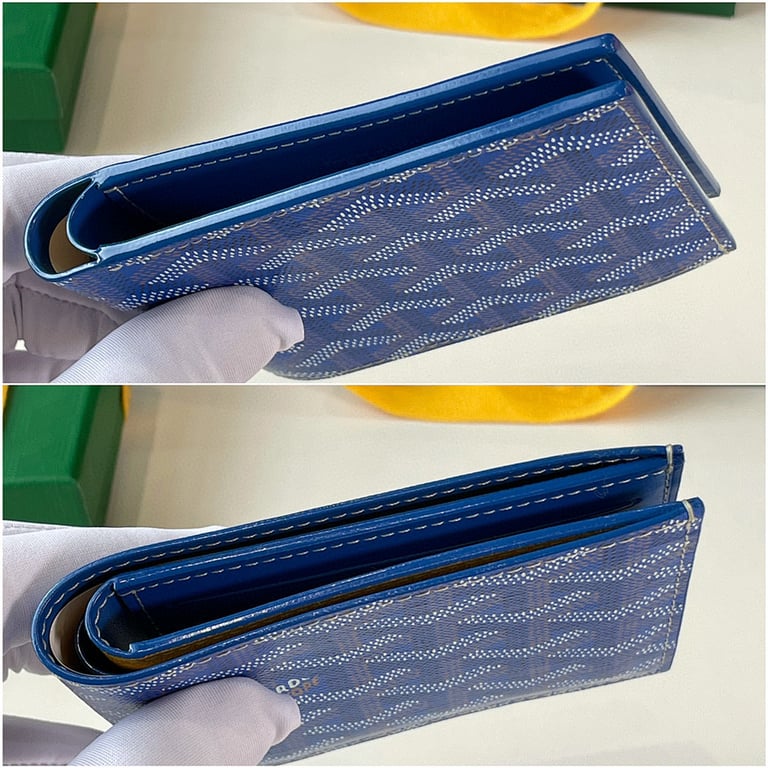 Goyard Victoire Wallet Blue - 6