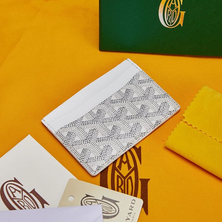 Goyard Saint Sulpice Card Holder White Goyardine - 3