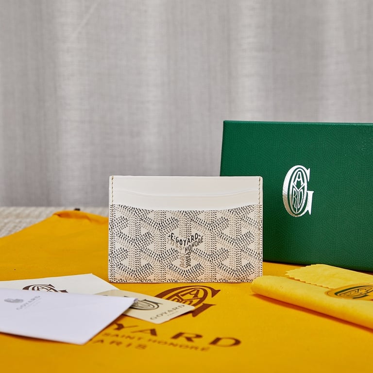Goyard Saint Sulpice Card Holder White Goyardine - 4