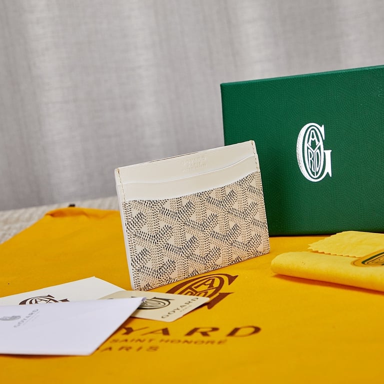 Goyard Saint Sulpice Card Holder White Goyardine - 5