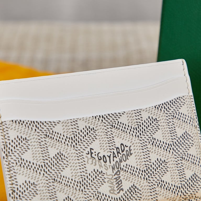 Goyard Saint Sulpice Card Holder White Goyardine - 6