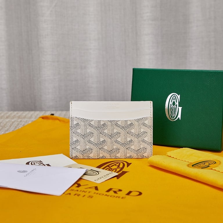 Goyard Saint Sulpice Card Holder White Goyardine - 9