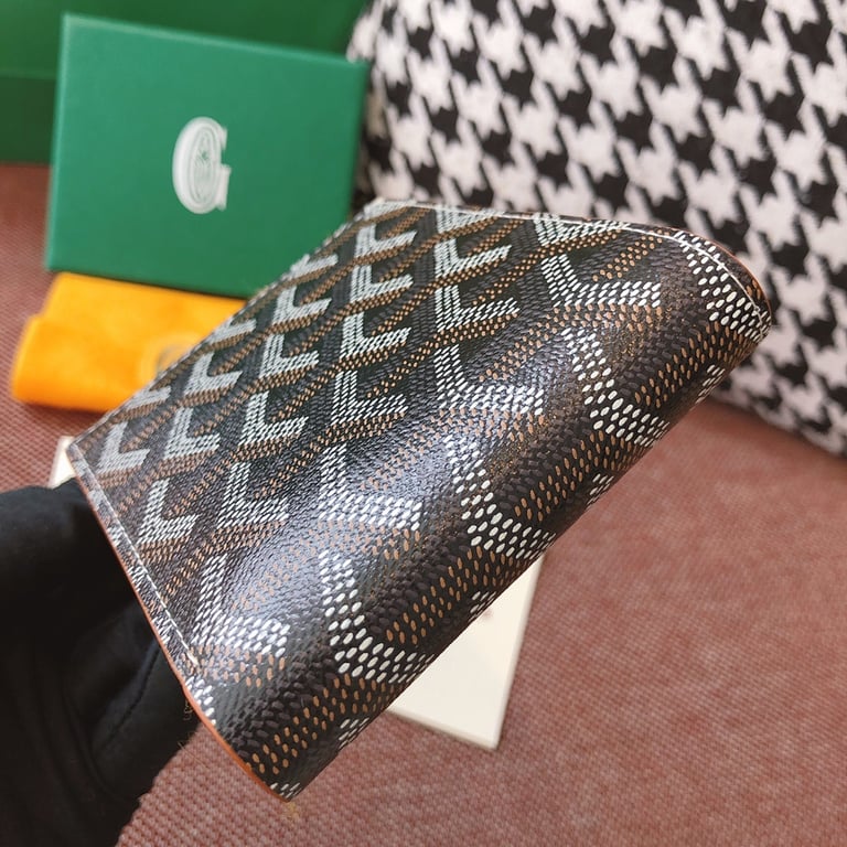 Goyard Victoire Wallet Black and Tan - 5
