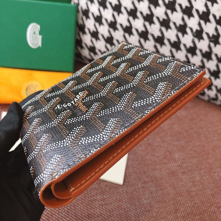 Goyard Victoire Wallet Black and Tan - 6