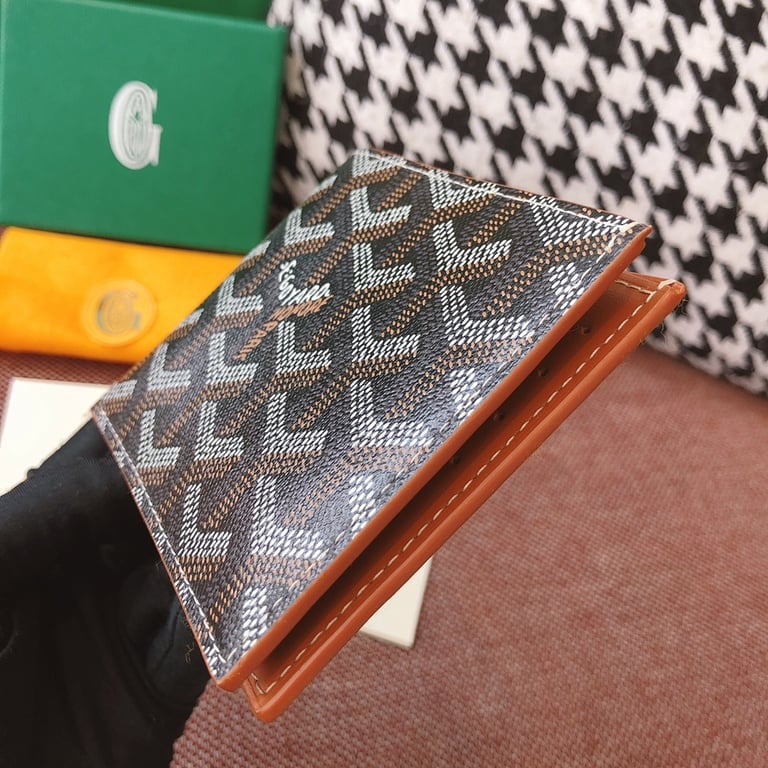 Goyard Victoire Wallet Black and Tan - 7
