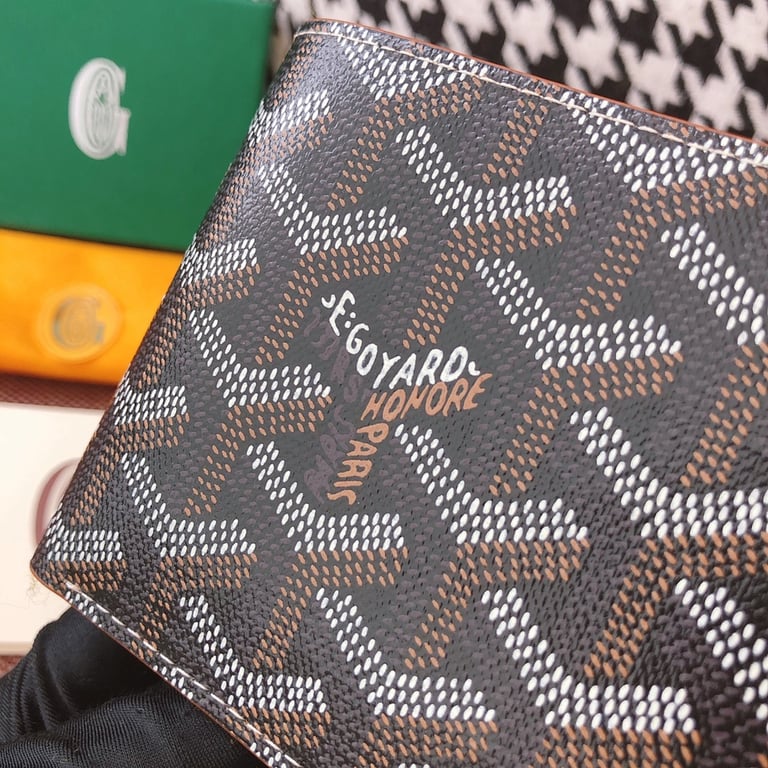 Goyard Victoire Wallet Black and Tan - 8