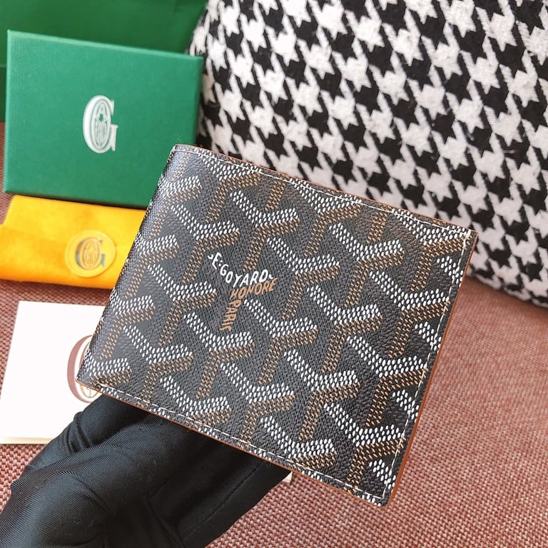 Goyard Victoire Wallet Black and Tan - 9