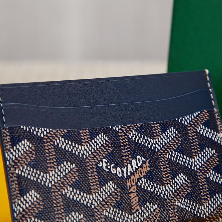 Goyard Saint Sulpice Card Holder Navy Blue - 6