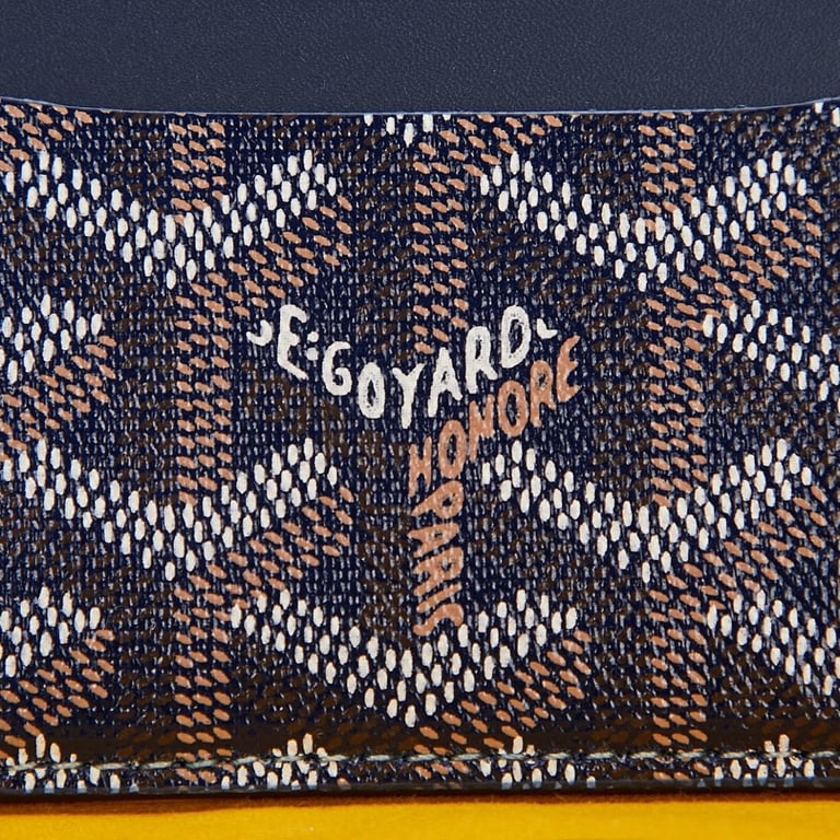 Goyard Saint Sulpice Card Holder Navy Blue - 7