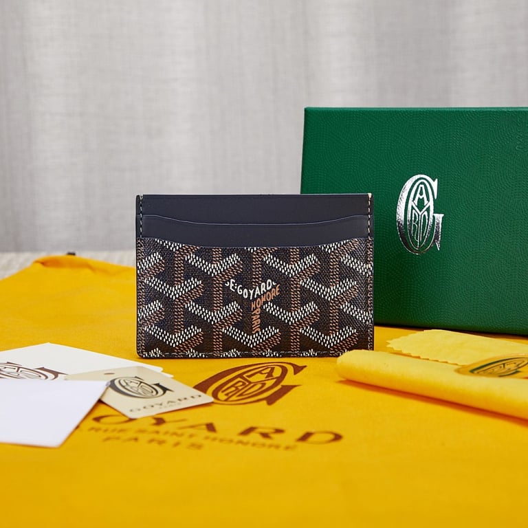 Goyard Saint Sulpice Card Holder Navy Blue - 8
