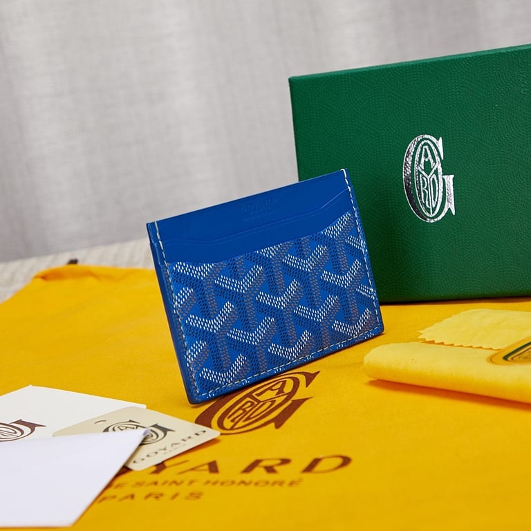Goyard Saint Sulpice Card Holder Blue - 3