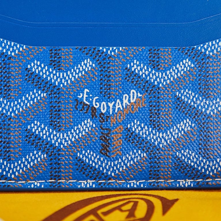 Goyard Saint Sulpice Card Holder Blue - 7