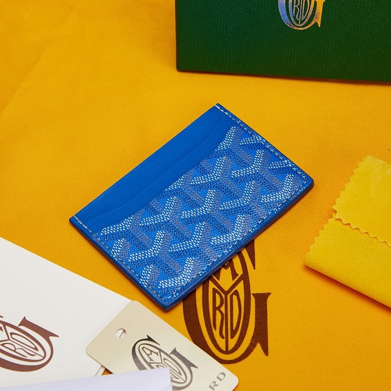 Goyard Saint Sulpice Card Holder Blue - 9