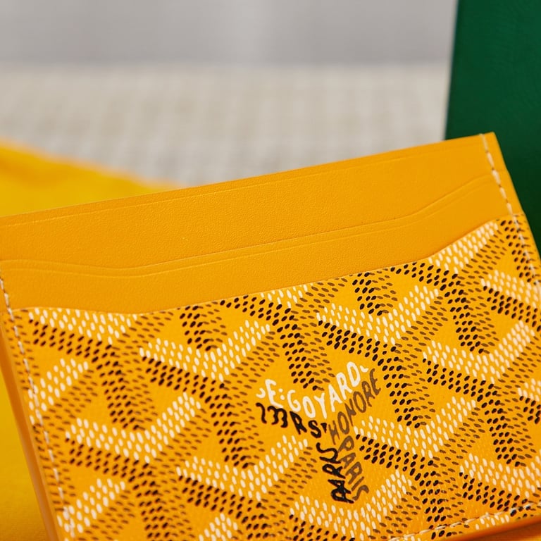 Goyard Saint Sulpice Card Holder Yellow - 2