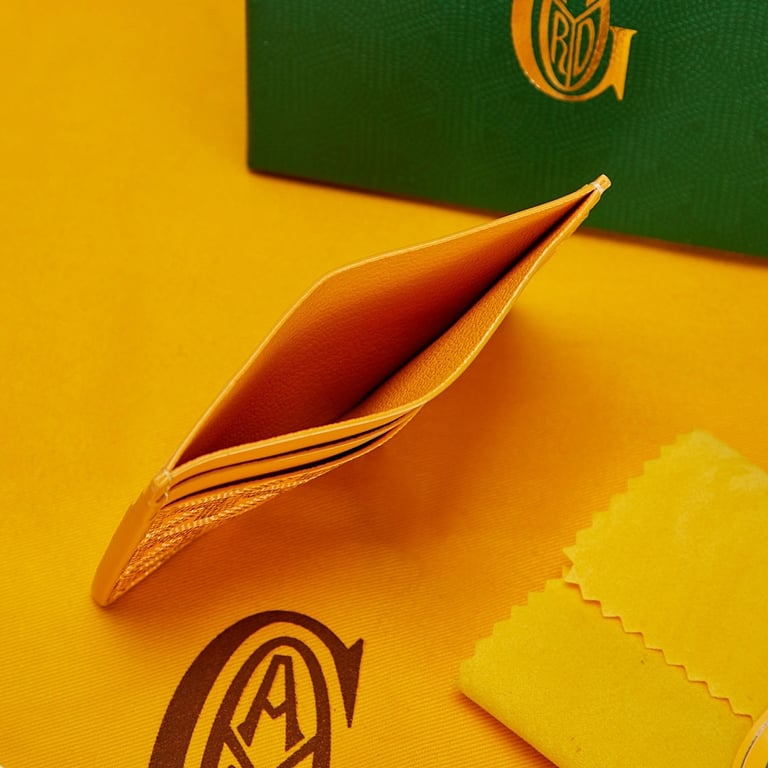Goyard Saint Sulpice Card Holder Yellow - 3