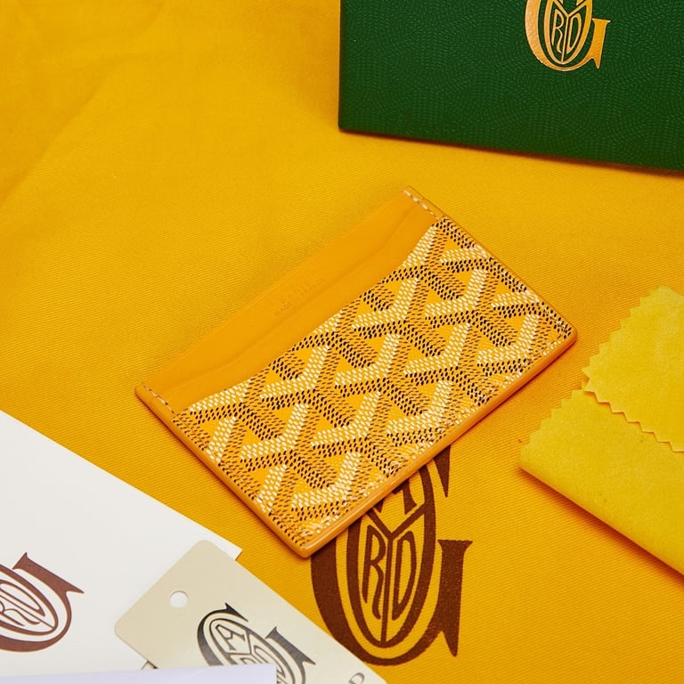 Goyard Saint Sulpice Card Holder Yellow - 4